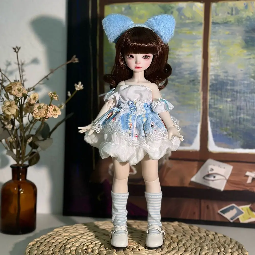 Sweet Cute Style BJD Clothes Lolita Style Dress 6 Points BJD Ball Jointed Outfit Fat Body Design Single Outfit