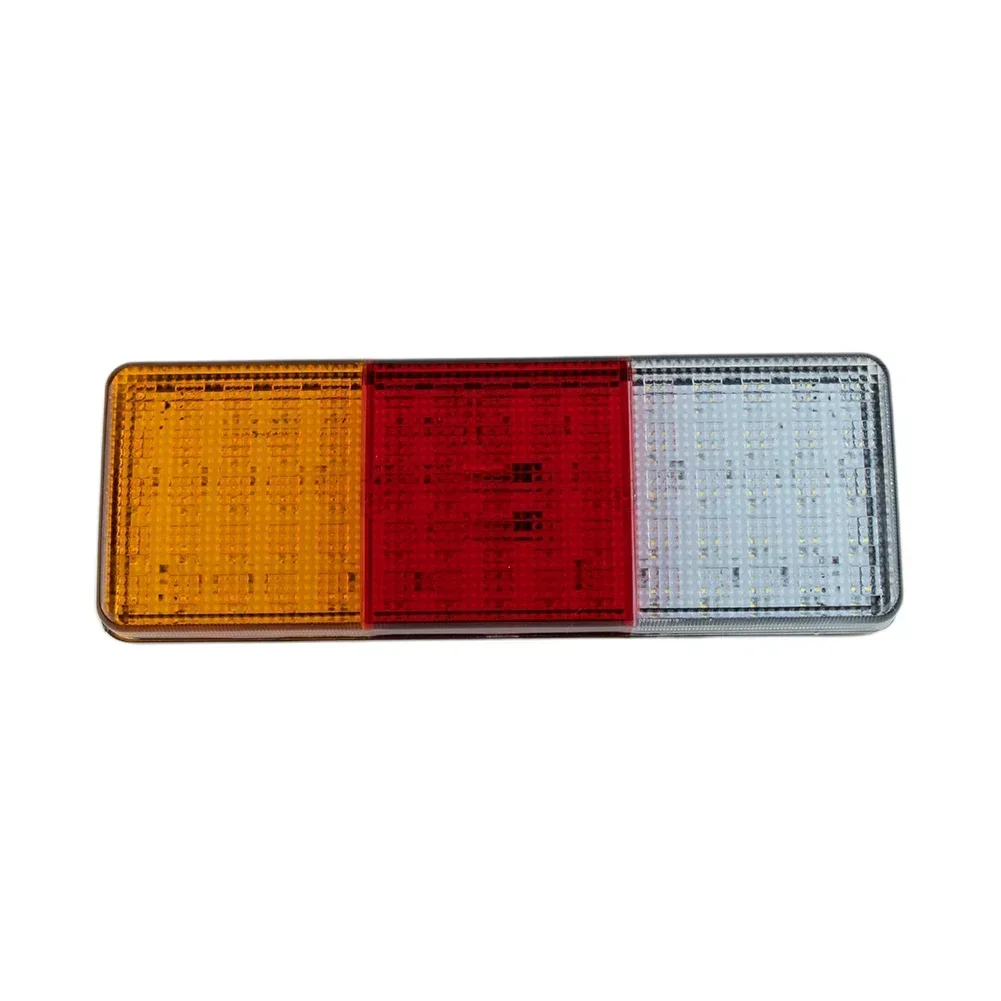 Rear 12V DC Rectangle Removable 75LED Super Bright Tail Light Truck Bus Car Indicator Trailer Durable Accessories