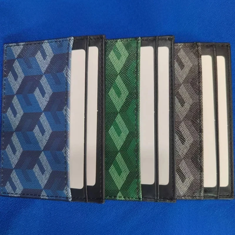 〔CC〕|Classic Fashion 3D Pattern Design Multi-Functional Leather Card Holder Protection Clip Wallet〔88〕