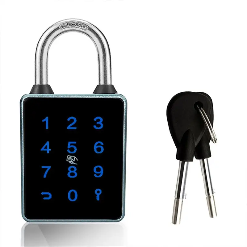 Ttlock Password Bluetooth Padlock Touch Screen RFID IC Card Key Home Security Waterproof Cabinet Electronic Padlock