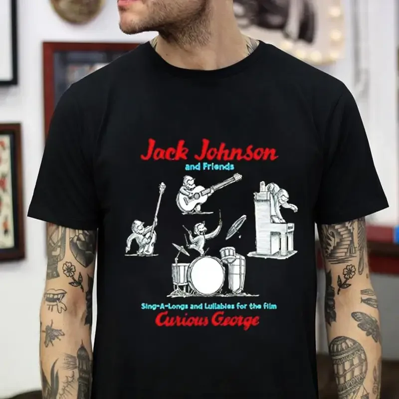 Vtg Jack Johnson Sing for the Film Curious George Fans Men S 5XL  T shirt