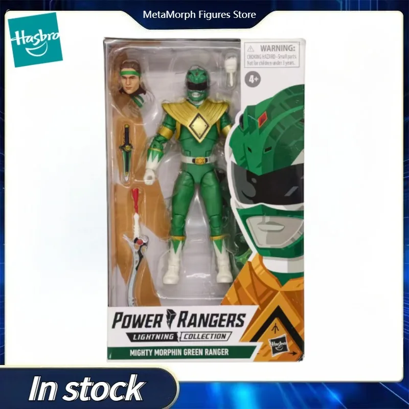 

Оригинальная коллекционная фигурка Hasbro Power Rangers Lighting Collection MIGHTY MORPHIN GREEN RANGER, модель аниме-персонажа
