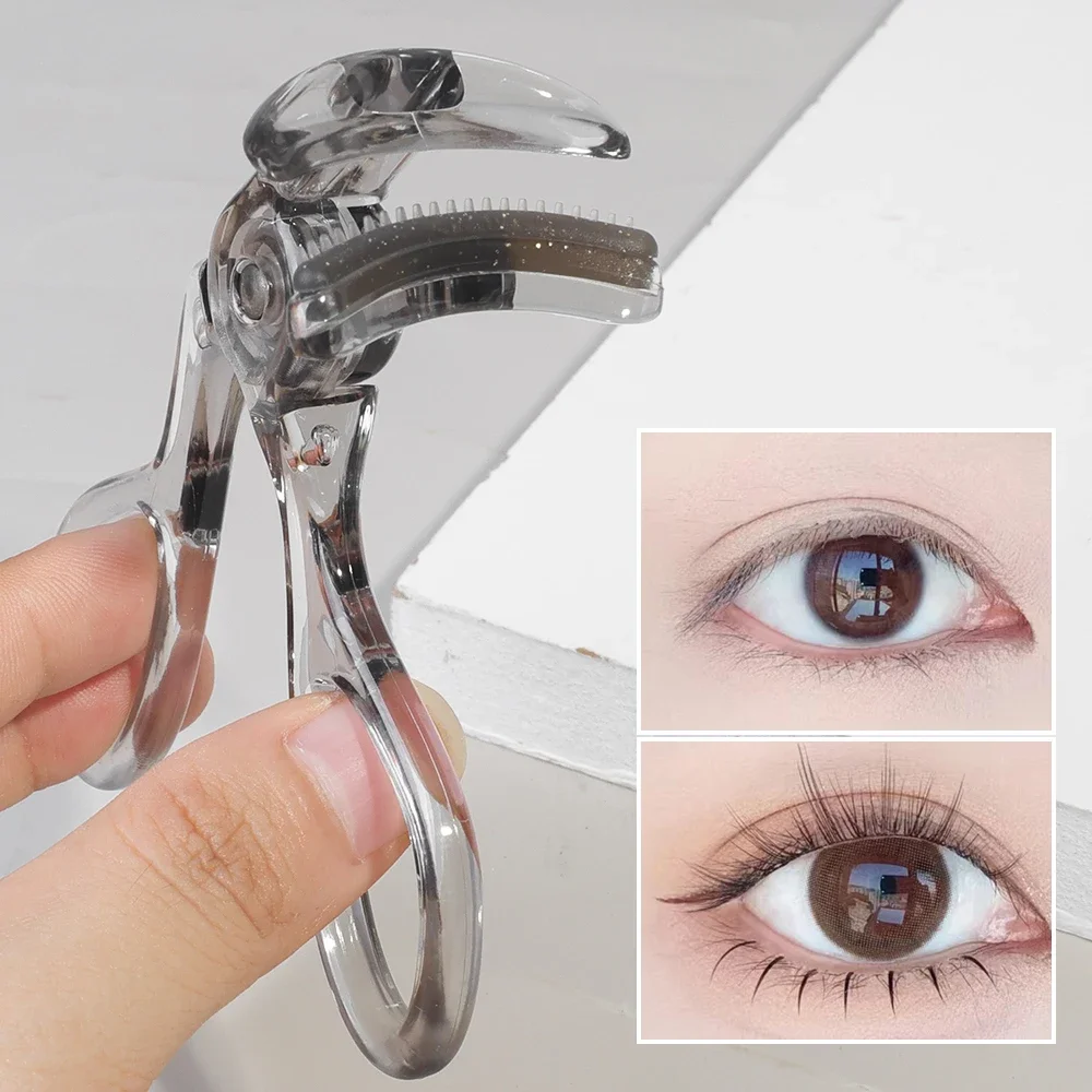 Silicone Wide-angle Eyelash Curler Free Portable Sunflower Eyelash Curler Eyelash Curler Three-dimensional Natural Novice Eyelid