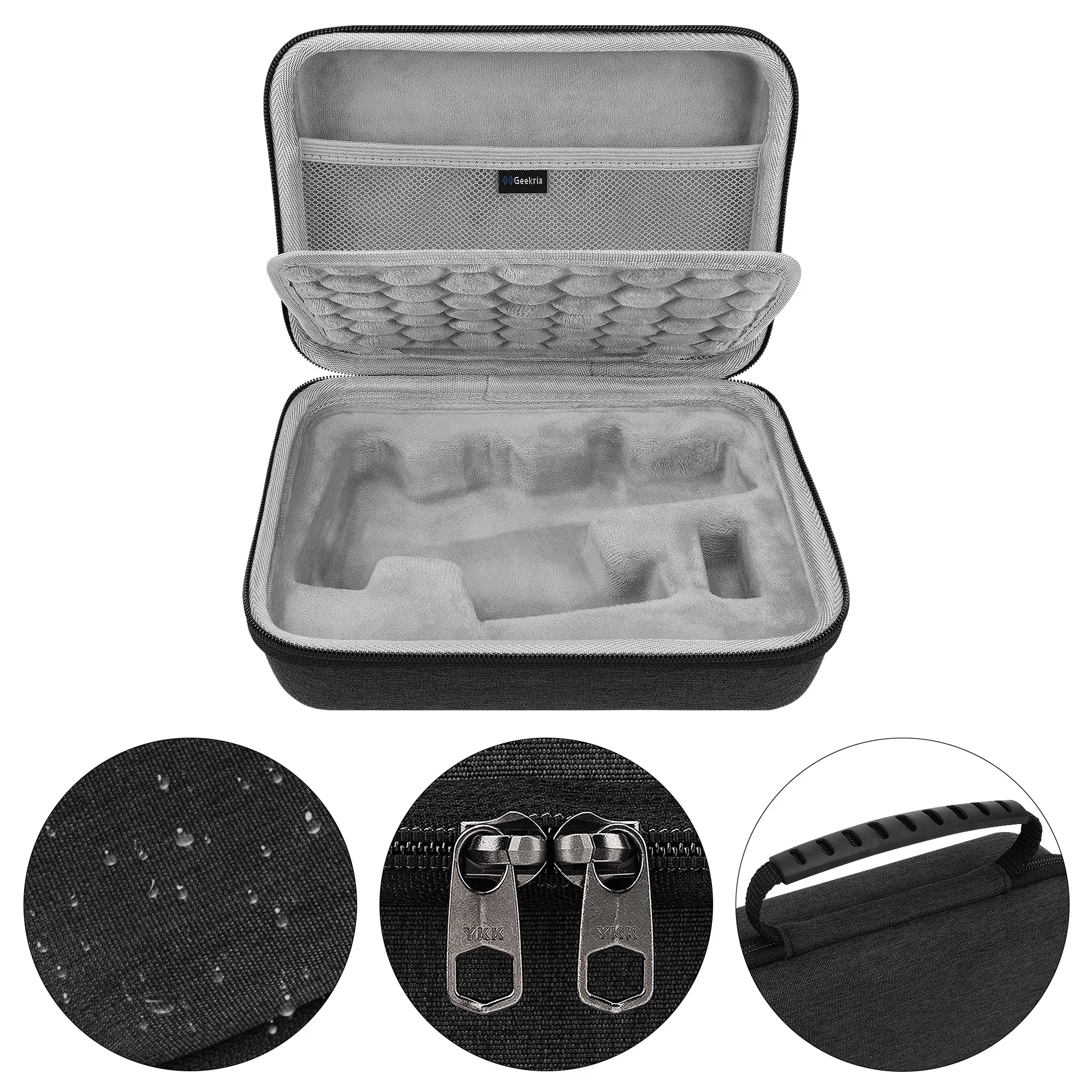 Geekria Hard Shell Travel Carrying Case, Compatible with DJI Osmo Mobile 7P / 7 Gimbal Stabilizer (Dark Gray)