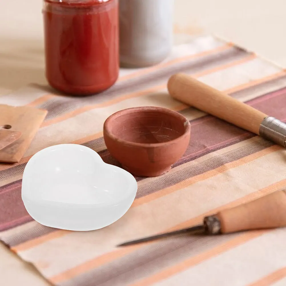 2Pcs Heart Shape Jewelry Tray Silicone Mold Durable Flexible Mold for Resin Craft Storage Dish DIY Bowls Heart Resin Molds