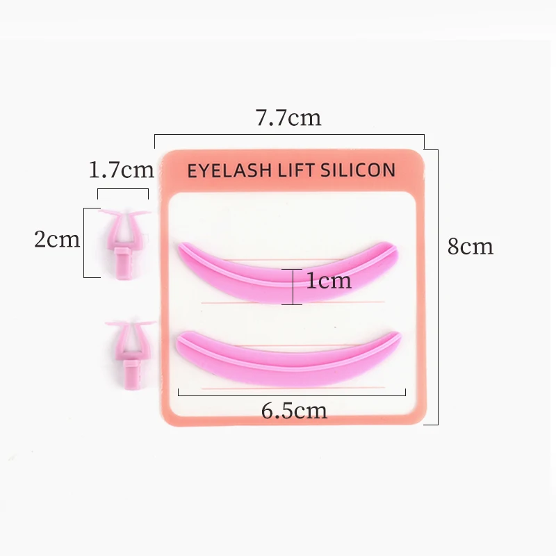 Eyelash Lift Silicone Pads With Fixed Clips Lash Separators Reusable Perm Lash Shields For Lash Lamination Eyelash Extension view 6