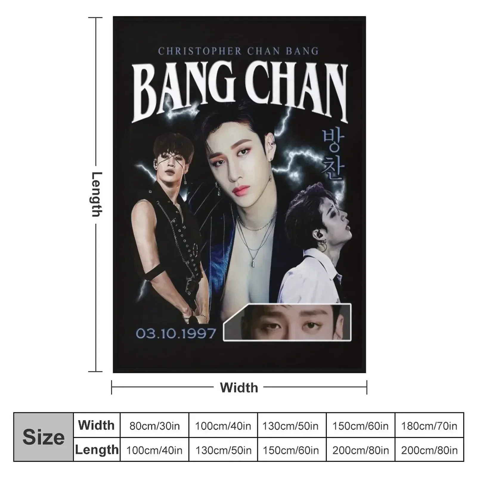 Bang Chan Shirt Vintage 90 Retro T Shirt Tee Throw Blanket Luxury Brand Hairy Sofa Quilt Softest Blankets