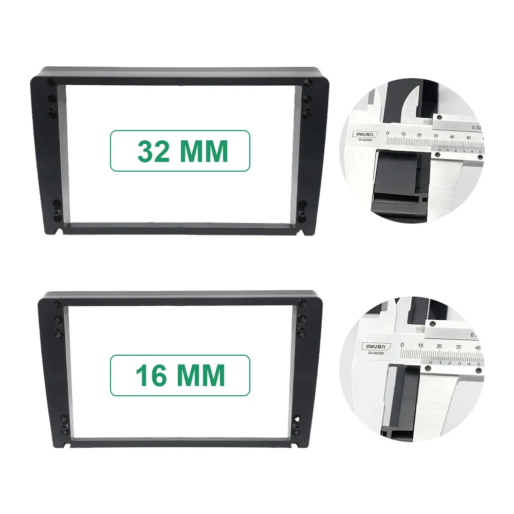 9INCH 10 INCH Change To 11.5INCH 13 INCH ABS+PC Car Audio GPS Carplay Android System Installation Frame Fascia Fitting Panel Kit