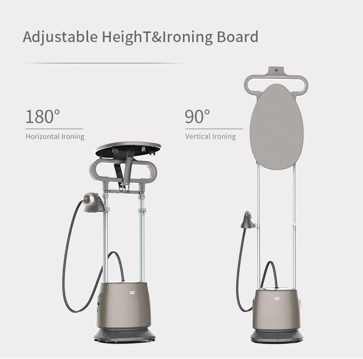 HG Professional Defroisseur Vapeur Heavy Duty Fabric Ironing Full Size Vertical Garment Steamer for Clothes with Stand