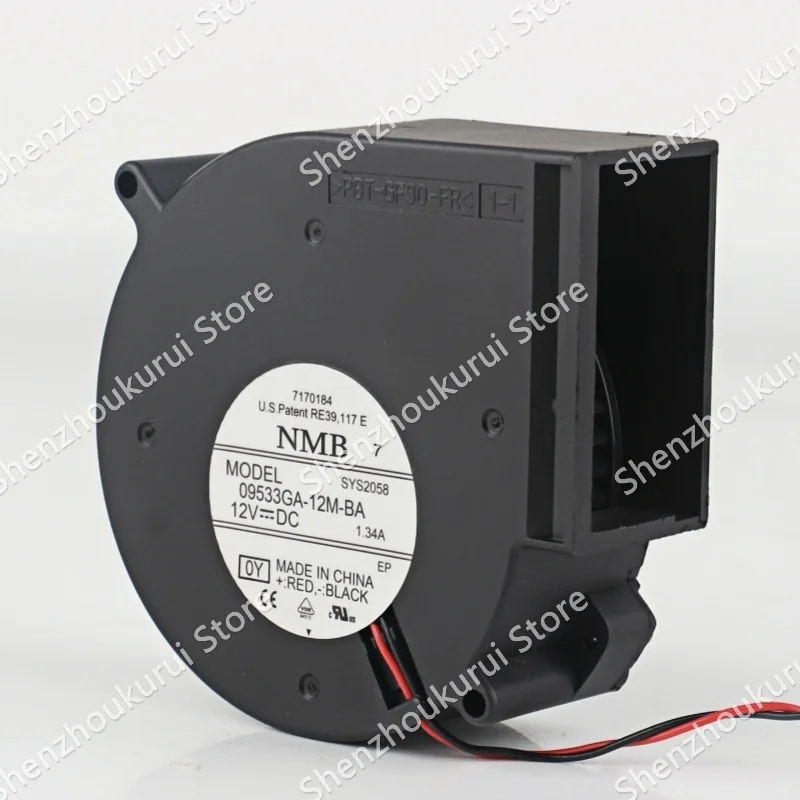 

97X97X33MM New original NMB DC12V 1.34A AC EC 2 line 09533GA-12M-BA centrifugal turbine blower cooling fan
