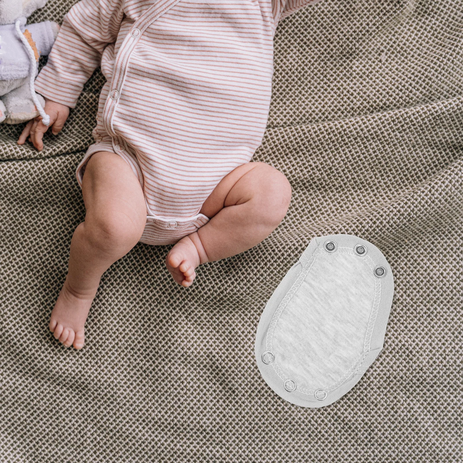 

4pcs Bodysuit Extenders Jumpsuits Snap Extender For Soft Breathable Cotton Jumpsuits Extenders For