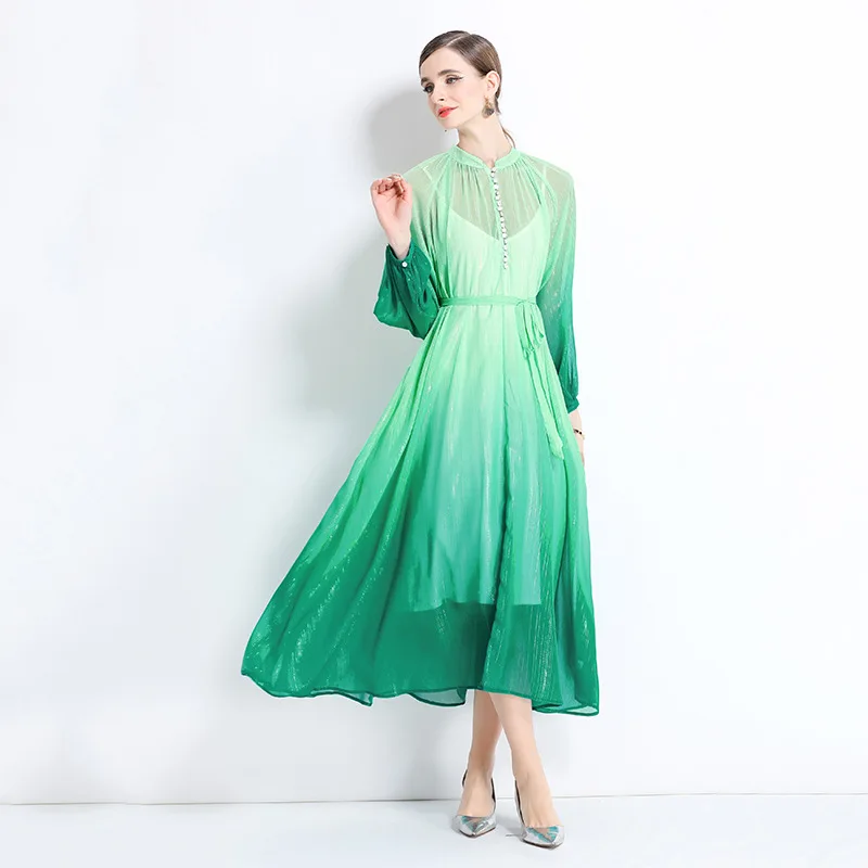 ชุดเซ็ตสองชิ้นผ้าลินินเนื้อผ้าฝ้ายเนื้อหลวม สีสันสดใส สำหรับผู้หญิง สไตล์ลำลอง เหมาะสำหรับฤดูร้อน