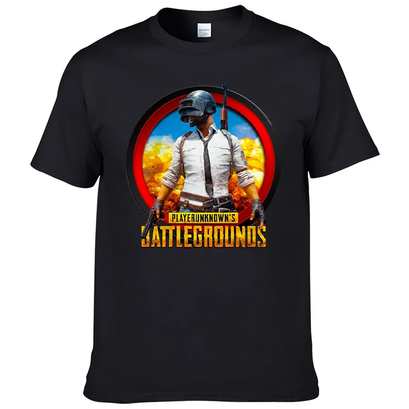 PUBG PLAYER UNKNOWN\'S BATTLEGROUNDS Short Sleeve O Neck New t shirt game fans gift boy friend gift PUBG Cotton Loose T SHIRTS