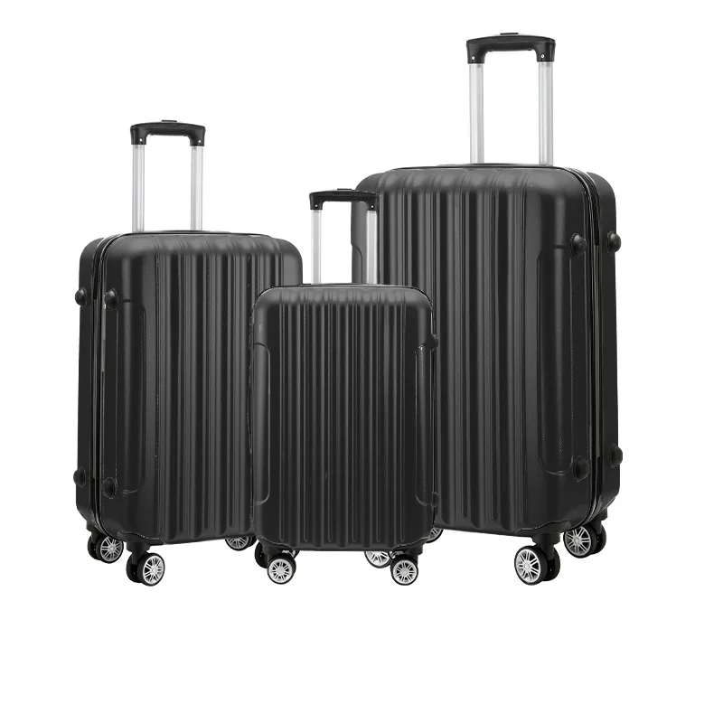 

Retro 20 24 28 Inch Suitcase 360 Spinner 8 Wheel Luggage Wholesale Suitcase Cosmetic Case Luggage Set 3 Pieces