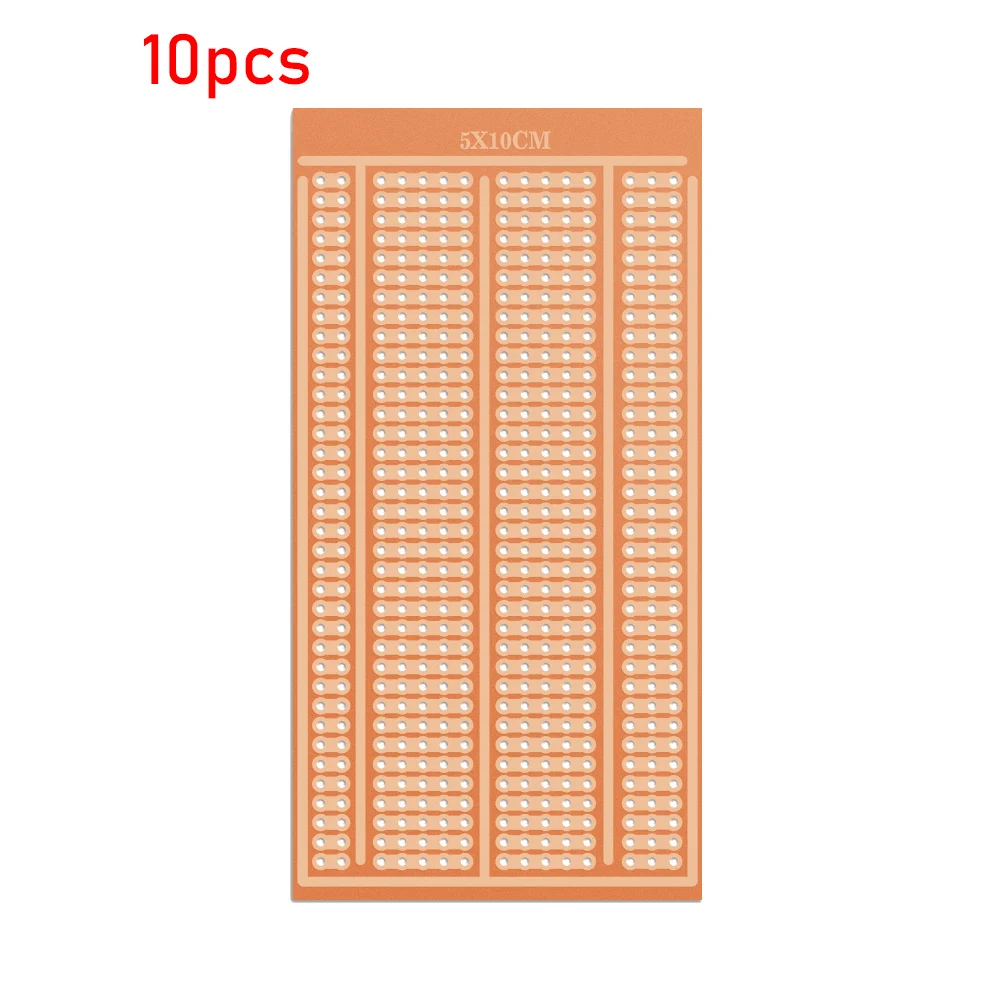 10PCS 5X10 CM 5x10cm Wholesale Universal Solderless PCB Test Breadboard Copper Prototype Paper Tinned Plate Joint holes DIY