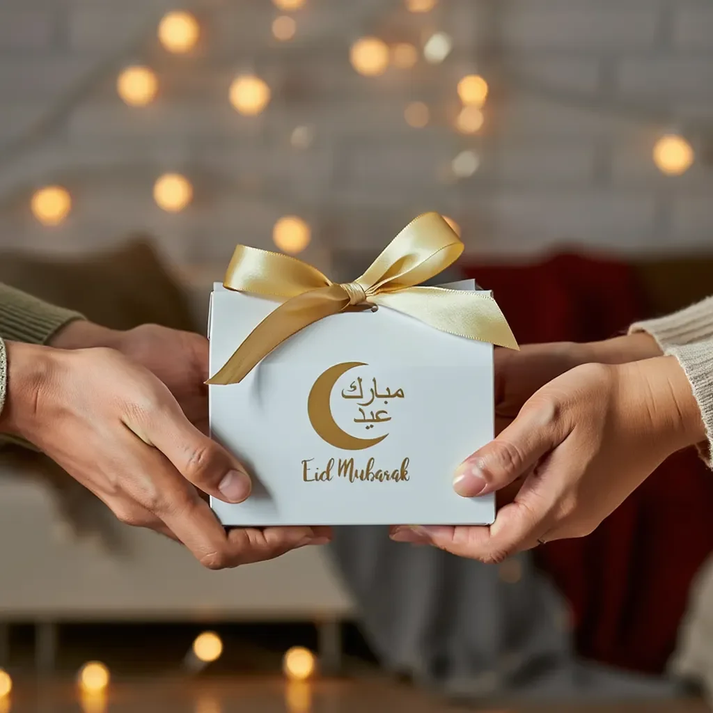 منظم هدايا مغلفة حلوى القمر المستوحى من رمضان، صندوق حلوى على شكل شريط، تخزين مريح لتزيين عطلة الشوكولاتة #1