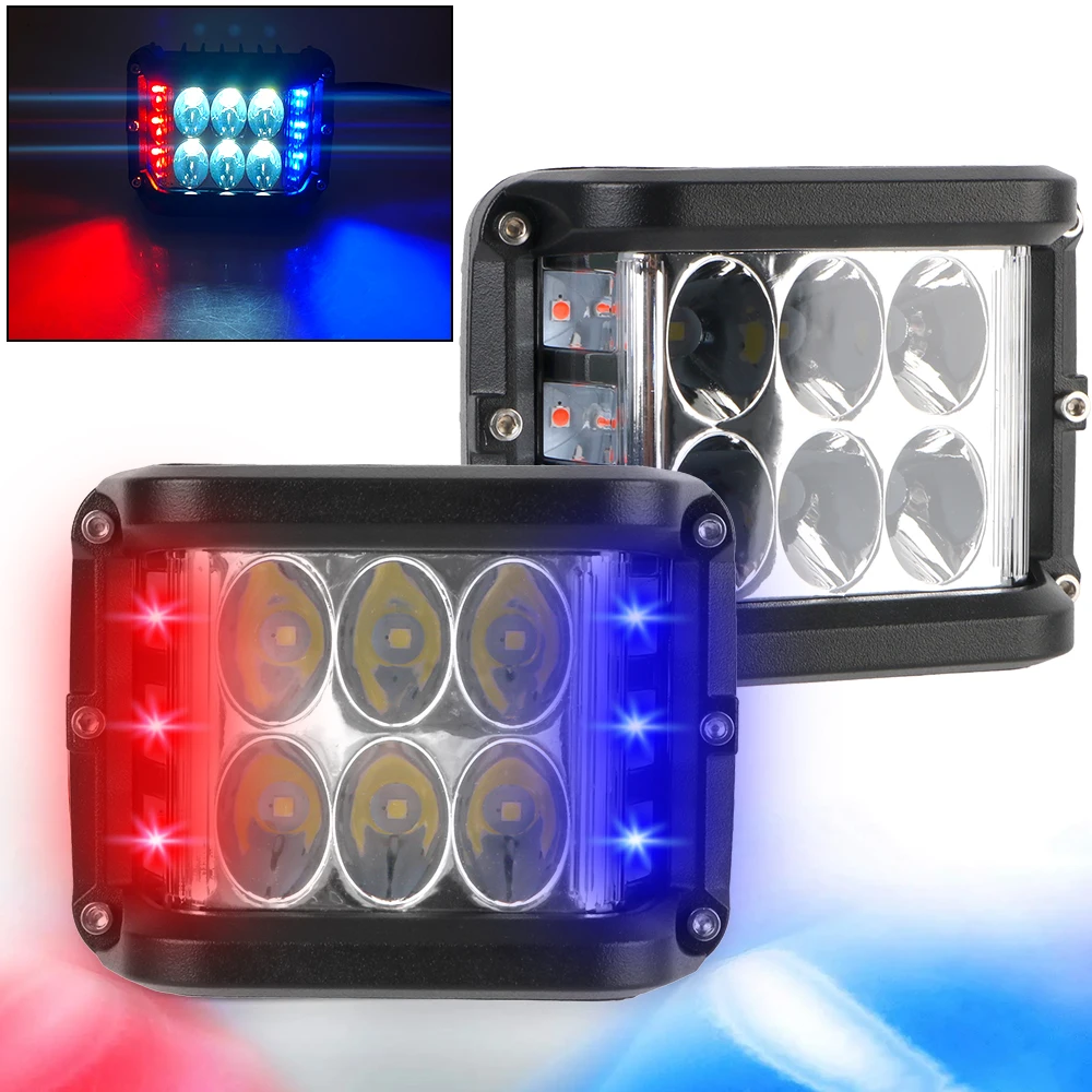 

Spotlight LED Light 45W Car Accessories for Car Truck Boat Suv Atv Flood Combo LED Light 1PC Universal LED Work Light