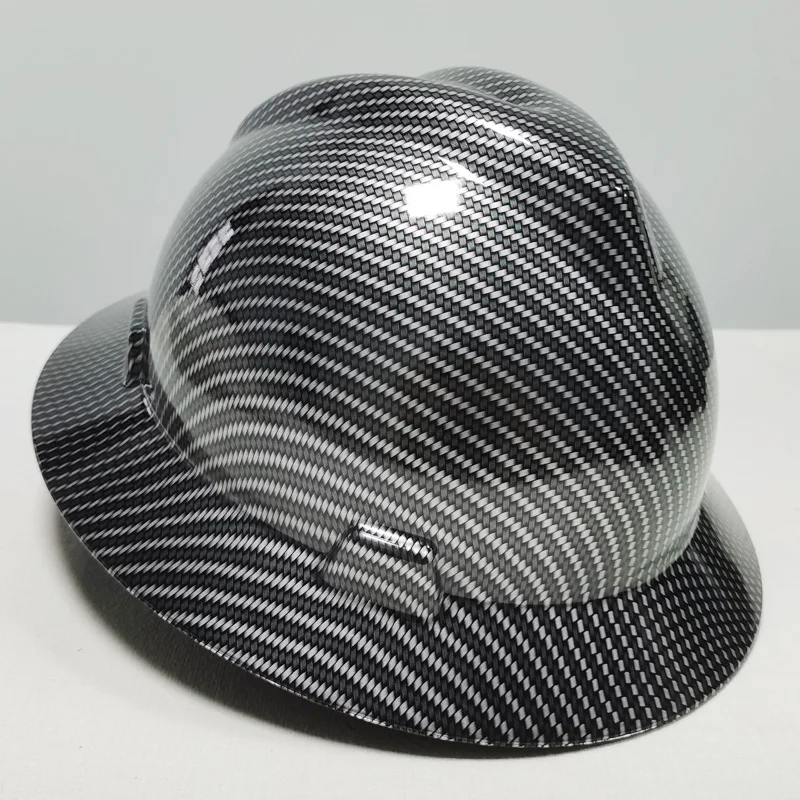 Safety Helmet Carbon Fiber Design Construction Hard Hat High Quality ABS Protective Equipment Helmets Work Cap