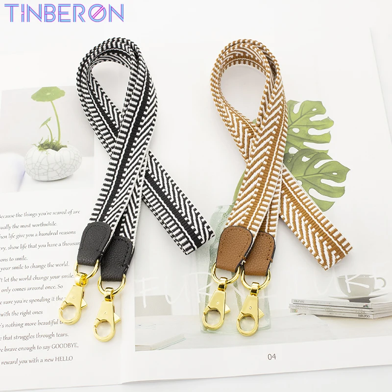 

TINBERON 95cm Handbag Straps Replacement Fashion Bag Strap Canvas Fabric Shoulder Strap Ladies Bag Parts Accessories Bag Strap