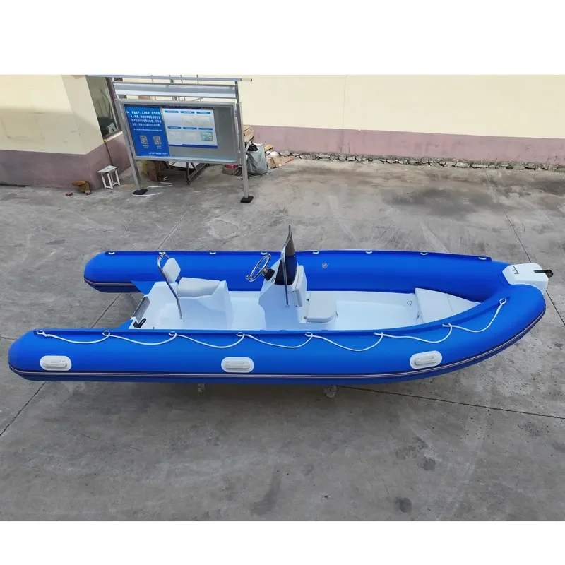 520 Sailing Yacht Fiberglass RIB Outboard Cruising 17ft Deep V Hull Sport Fishing Boat