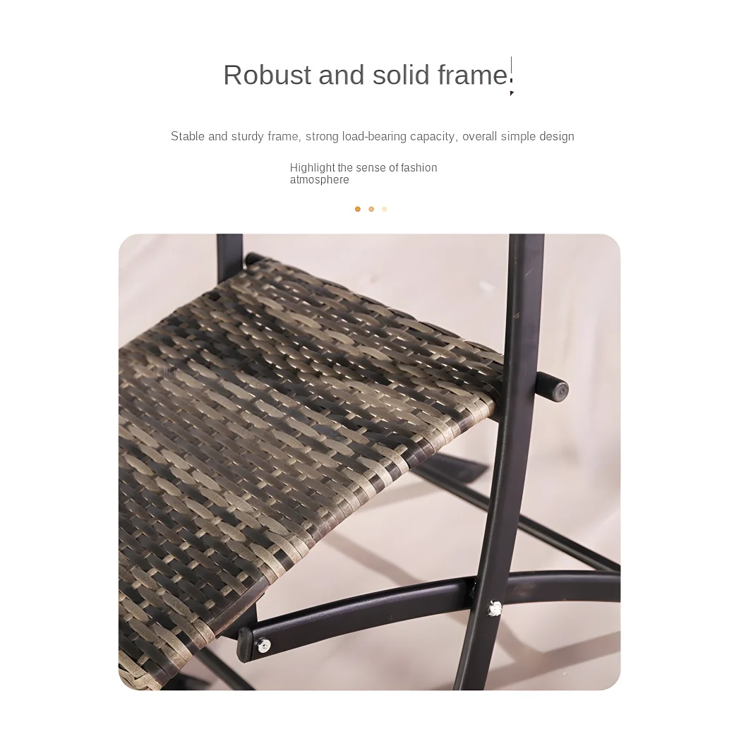 

-Современный стиль, плетеный вручную диван из ротанга, обеденный плетеный складной стол, садовая мебель для патио, патио