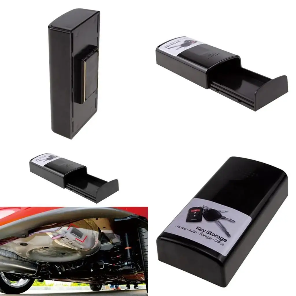 

652F Secret Stash Under Case Car Keys Holder Box Outside Secret Keys Case PP Material Keys Hider Case for Woman Man