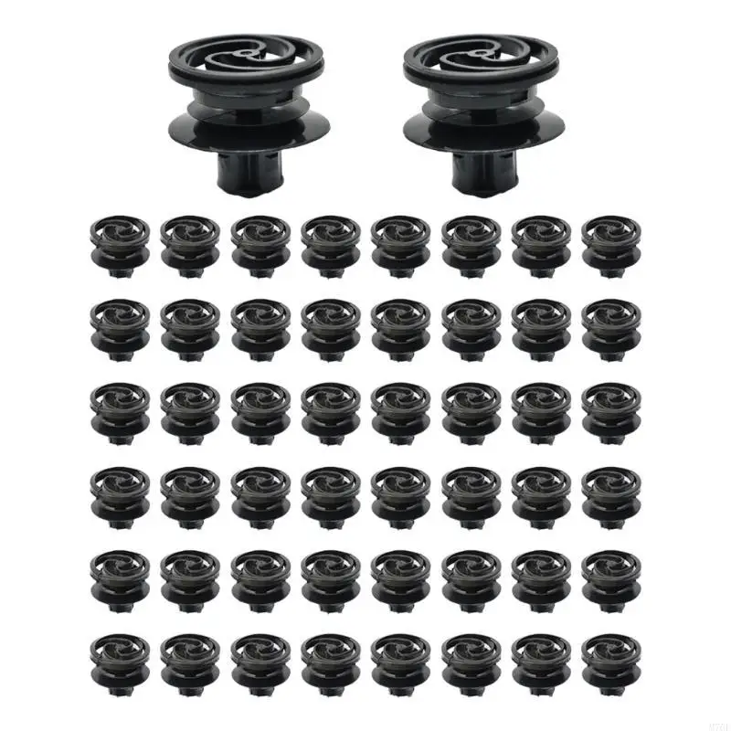 

M76E 50pcs Plastic Door Trim Fastener Clips Retainers Suitable For Long Lasting Interior Stability Easy Installation In