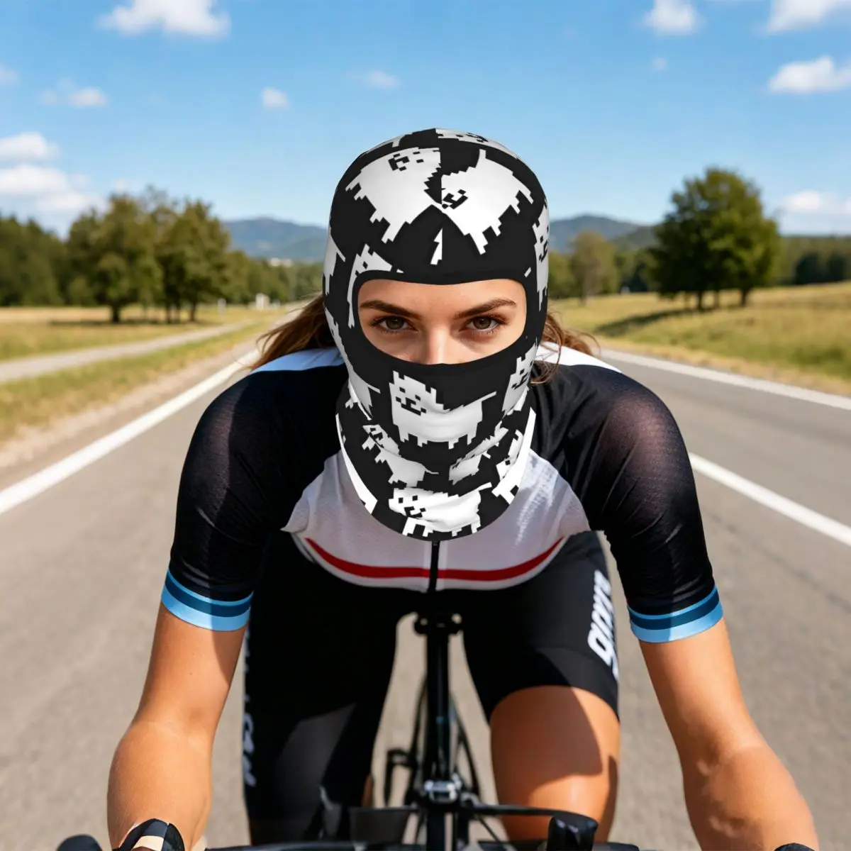 Annoying Dog In Space Undertale Toby Video Game Rpg Breathable Thin Balaclava Full Face Mask Sun Protection Neck Gaiter