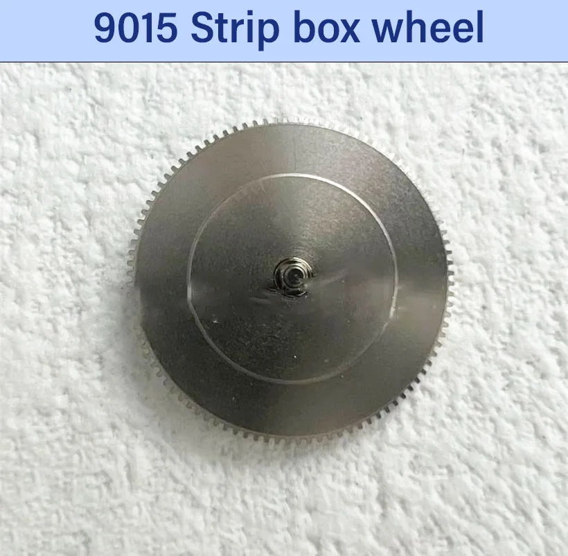 

Аксессуары для часовых механизмов: Оригинальные, абсолютно новые, подходят для механизма 9015, коробка для заводного колеса (включая пружину)