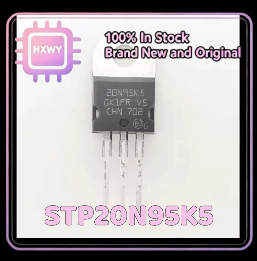 (10/50 Pieces) STP20N95K5 20N95K5 TO-220 N Channel MOSFET Factory Wholesale Cheap IC Chip Fast Shipping