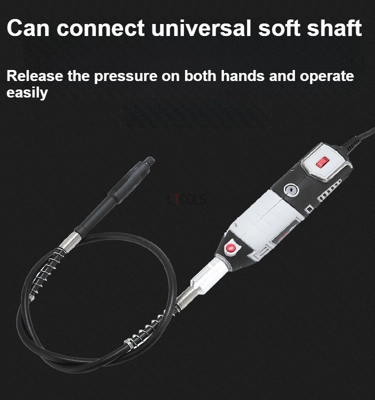 

Small Polishing Machine Handheld Household Wood Carving Jade Polishing Unidirectional Rotation Metal Rust Removal Woodworking