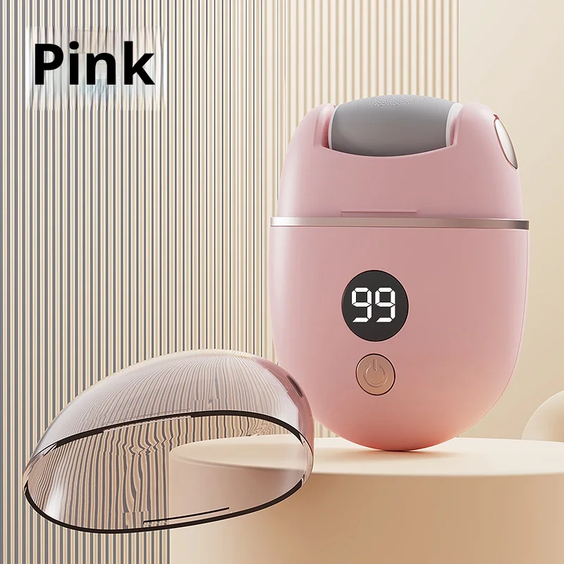 قطعة واحدة من مطحنة القدم الكهربائية، مطحنة قدم تلميع جلدية سميكة قابلة لإعادة الشحن، و3 رؤوس طحن مختلفة السماكة