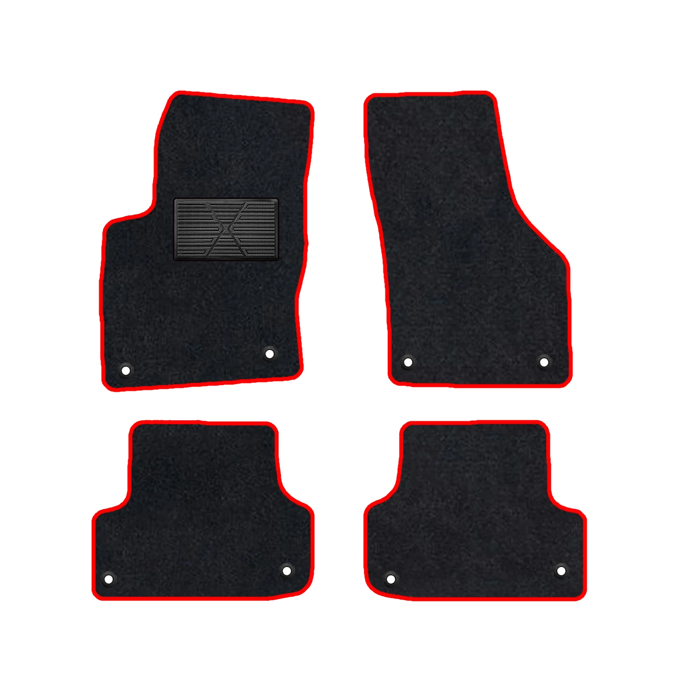 

Car Mats With Buttons For Volkswagen Golf7 MK7 2012-2019 5G GTI Car-Specific Mats Floor Mats