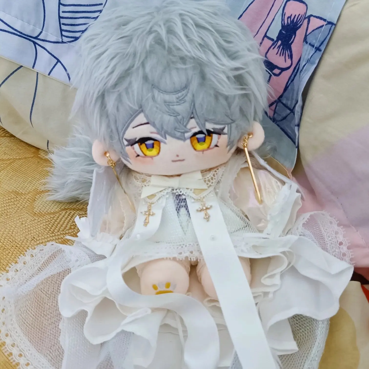 (200Days)2024 New Pre-sale Honkai: Star Rail Sunday Xing Qi Ri 20cm Cotton Stuffed Dolls Gifts Cosplay Doll Mascot Ornament