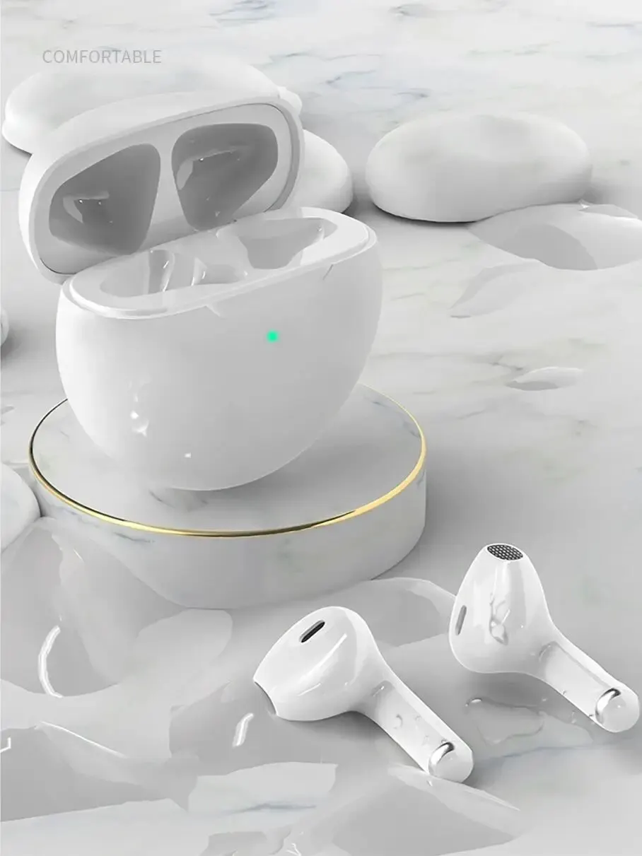 NEW Original Air Pro 6 TWS Wireless Headphones Fone Bluetooth Earphones Mic Pods In Ear Earbuds Earbuds Sport Headset For Xiaomi