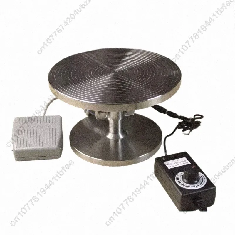 Stainless steel electric ceramic turntable 360 ° rotating platform for carving painting gold plating and line drawing tools