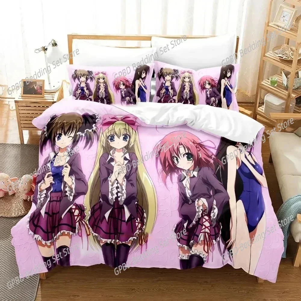 

Anime Student Council's Discretion 3D NEW Duvet Cover Pillowcase Bedding Set Adult Boy Girl Bedroom Children Single Double Large