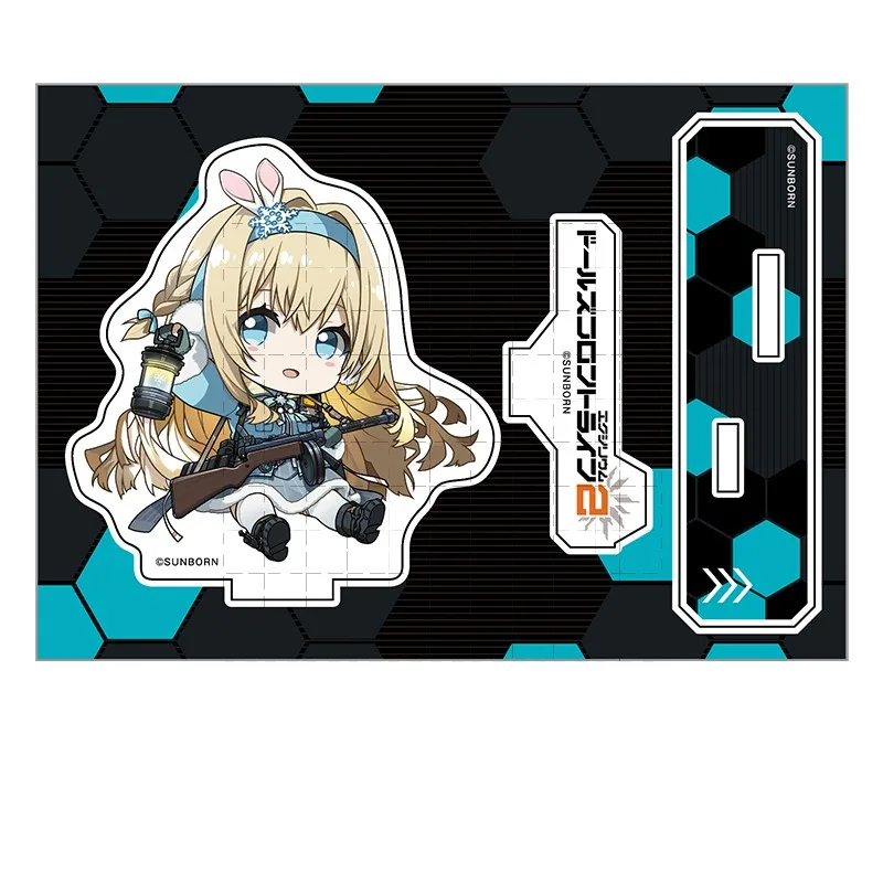 Jeu filles Frontline acrylique support poupée Anime UMP45 RO635 STAR-15 UMP9 M4A1 M16A1 Figure modèle plaque Cosplay jouet pour cadeau