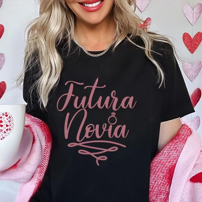 Spanish Girls Team Bride Tribe Bridesmaid Maid of Honor T-Shirt Bachelorette Party Tees Bridal Engagement Wedding Party Tops