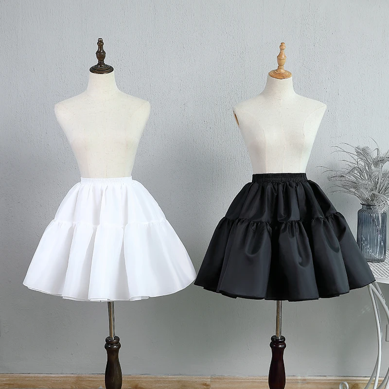 Skirt support lolita crystal yarn support cotton candy satin cloth black support boneless soft yarn skirt