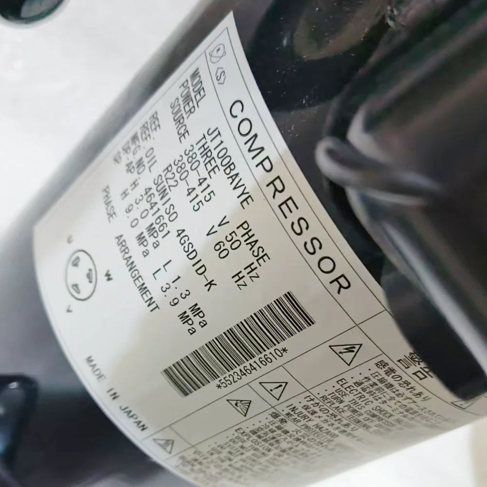 ضاغط دايكن R22 3HP 0654971 0802826   JT100BAVYE 380-415V 50-60 هرتز جديدة ومبتكرة في المخزون RSX5KY1 RSX5KUY1