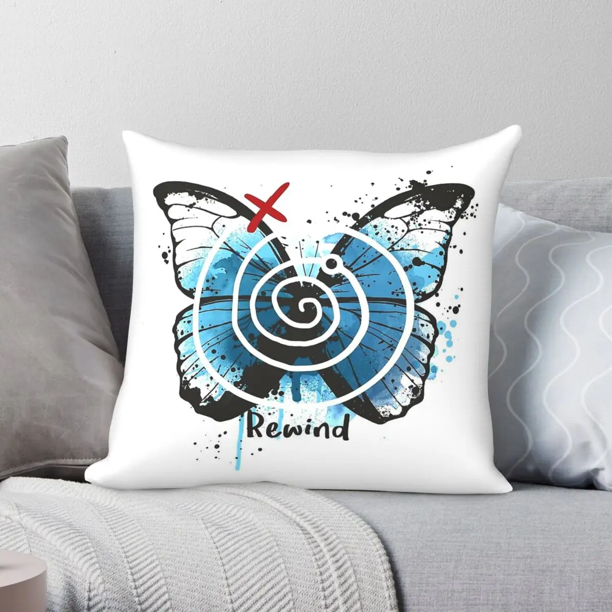 Rewind Life Is Strange Square Pillowcase Polyester Linen Velvet Printed Zip Decor Pillow Case Sofa Cushion Cover