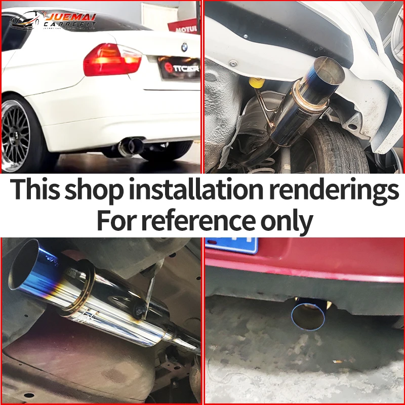 Automotive exhaust pipe modification HKS inclined out install muffler tip General purpose stainless steel imported tailpipe