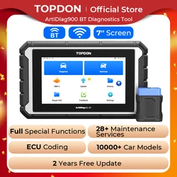 Topdon ArtiDiag900 BT OBD2 Scanner Car Diagnostic Reset Tool ECU Coding TPMS All System Scan Tool Key Coding