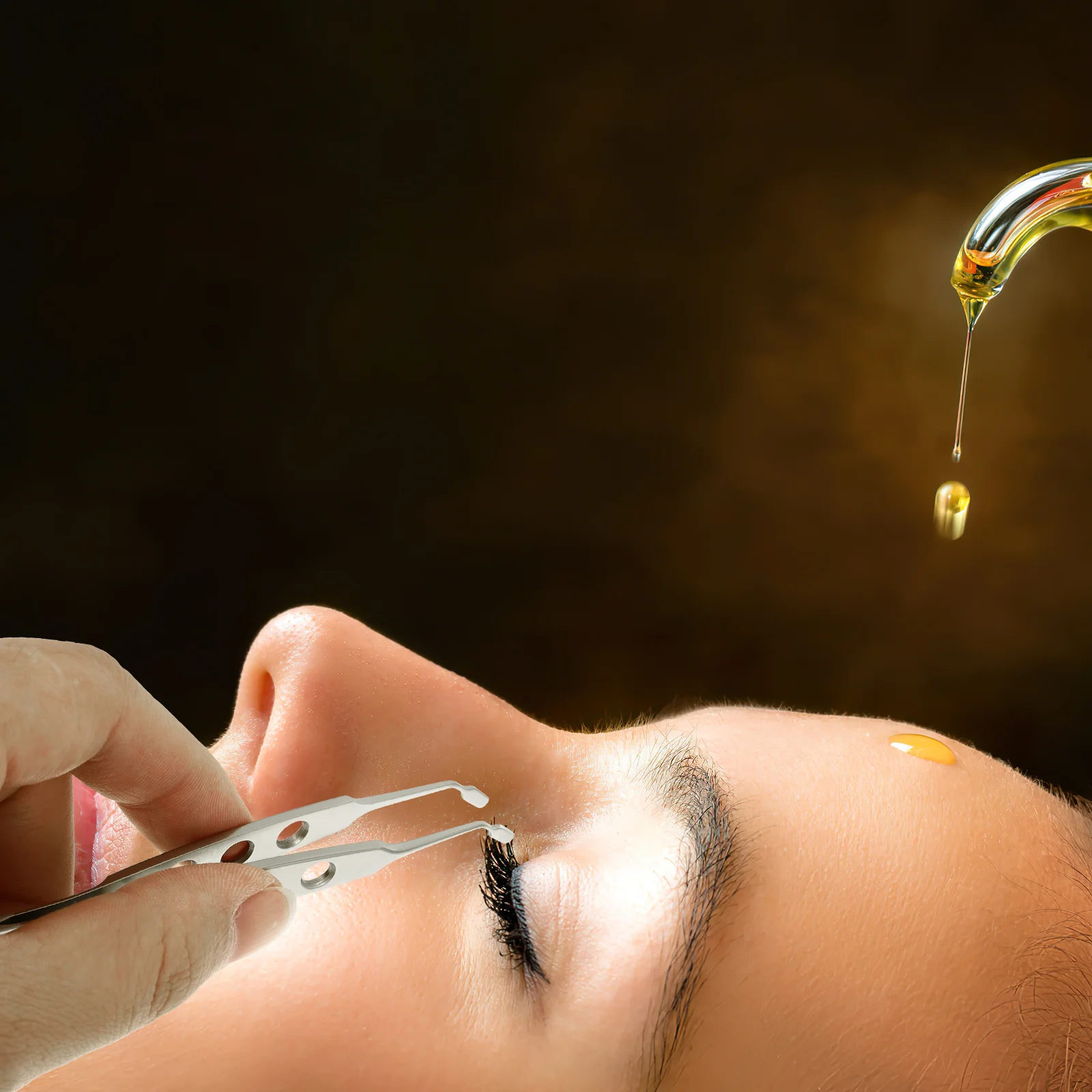 

9pcs Set of 9 Meibomian Gland Expression Treatment Eyelid Massage Tweezers Clip Expresser