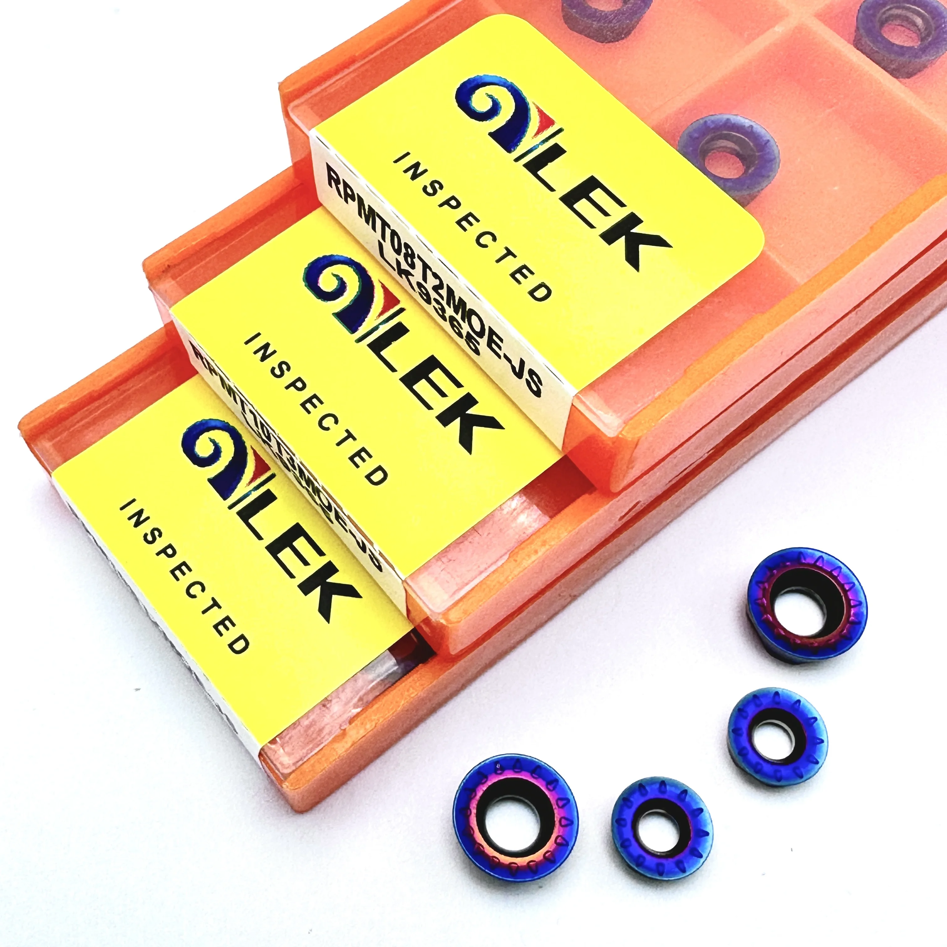 RPMT08T2 RPMT10T3 RPMT1204MOE LK9365 Nano Coating Milling Carbide Inserts Indexable CNC Lathe Tools Steel Processing Milling view 3