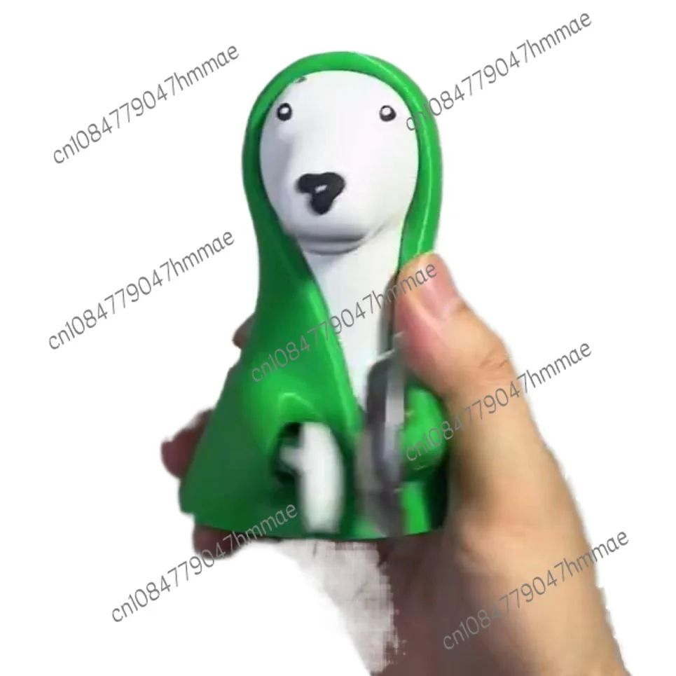 Creative and funny, make some movement, dog knocking pot dog ornament small toy