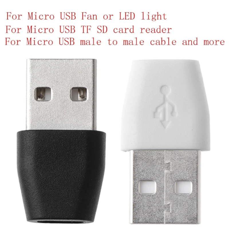 ตัวแปลงอะแดปเตอร์ Micro USB Female เป็น USB2.0 สำหรับการถ่ายโอนข้อมูลและการชาร์จ