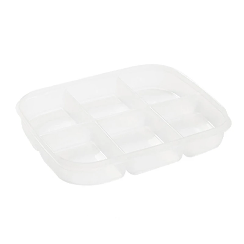 Food Fruit Storage Box Portable Compartment Refrigerator Freezer Organizers Sub-Packed Meat Onion Ginger Clear Crisper