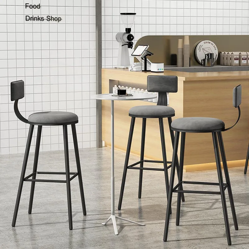 High Lounge Bar Stools Nordic Kitchen Support Design Luxury Bar Stools Dining Counter Modern Sillas Para Barra Bar Furniture